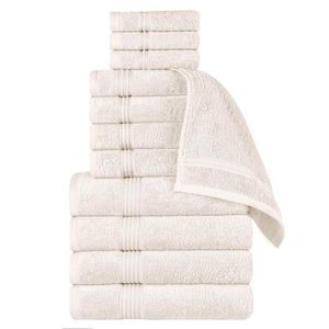 Juego de 6 toallas Superior de algodón egipcio