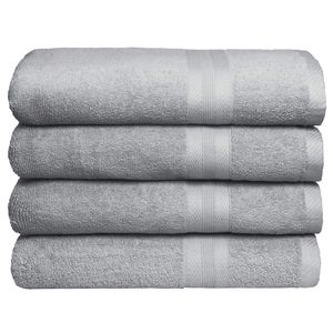 BOUTIQUO Juego de toallas de 8 piezas 100% algodón hilado en anillo, 2 toallas de baño de 27 x 54, 2