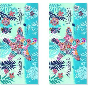 Toalla de playa de microfibra de secado rápido para exteriores, viaje, alberca, natación, yoga,