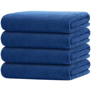 HOMEXCEL Juego de 2 toallas de baño de microfibra, ultra suave, altamente absorbente, toallas