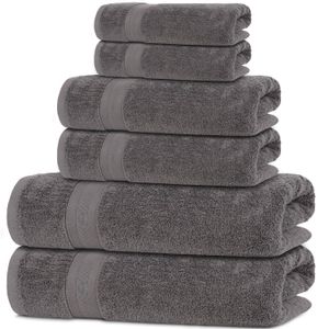 All Design Toallas de baño, algodón 100 %, secado rápido, suaves, alta absorción, para el baño,