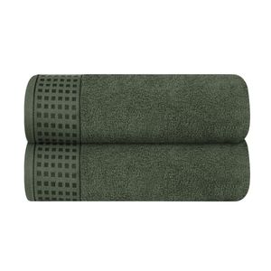 GLAMBURG Juego de 2 toallas de baño de gran tamaño 100% algodón de 28 x 55 pulgadas, ultra suaves,