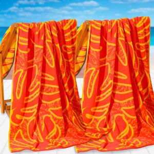 VOOVA &amp; MOVAS 2 toallas de playa de gran tamaño para adultos, 40 x 75 pulgadas, 650 GSM, toallas