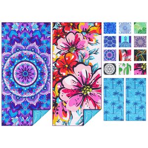 Toalla de microfibra para playa, no se le pega la arena, de secado rápido, súper absorbente, ligera,