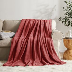 KMUSET - Manta decorativa de vellón, color gris, manta para la cama de microfibra, ligera,