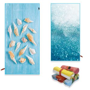 Bucephalus Toallas de playa a prueba de arena, de secado rápido, toallas de playa absorbentes de