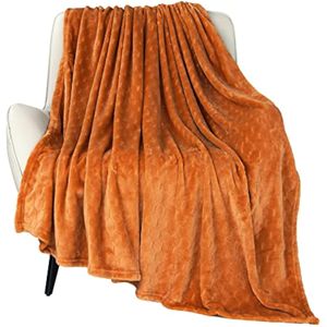 TOONOW Manta de forro polar súper suave y acogedora de 50 x 60 pulgadas, ligera, mullida, cómoda,