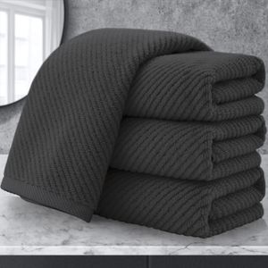 Juego de 6 toallas de baño, juego de regalo de lujo, 2 toallas de baño de 30 x 56 pulgadas, 2