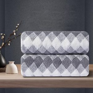 Juego de 4 toallas de baño color gris, toallas de 35 x 70 pulgadas, microfibra ultra suave, toalla