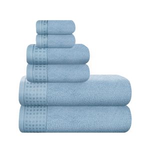 GLAMBURG Juego de 2 toallas de baño de gran tamaño 100% algodón de 28 x 55 pulgadas, ultra suaves,