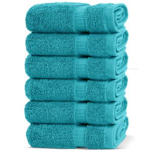 Luxury Hotel &amp; Spa Toalla de baño de algodón turco, 27 x 54 pulgadas, juego de 4