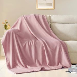 BEAUTEX - Manta de vellón para sofá, sillón o cama; suave manta afelpada y mullida, cobija de lujo