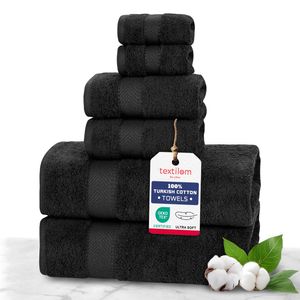 textilom - Toallas de lujo de 100 % algodón turco, extragrandes y jumbo, para baño y ducha, con
