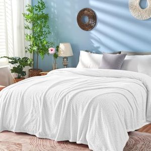 Inhand - Mantas de forro polar, mantas acogedoras de franela súper suaves para adultos, lavables y