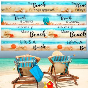 Paquete de 8 bandas de toalla para sillas de playa, clips de crucero para piscina, sala de estar,