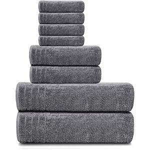 Tens Towels Juego de toallas de baño, 2 toallas de baño extra grandes, 2 toallas de mano, 4 toallas