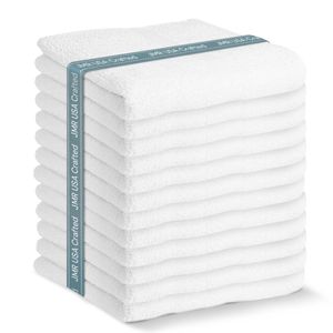 JMR - Paquete de 12 toallas de baño de algodón de 20 x 40 pulgadas, toallas multiusos para uso