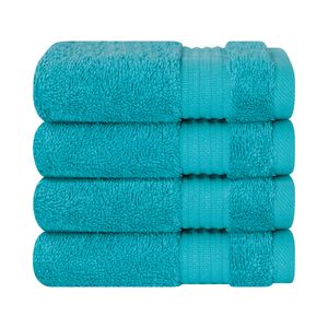 Juego de 6 toallas de algodón turco, absorbente y suave, calidad de hotel y spa, juego decorativo