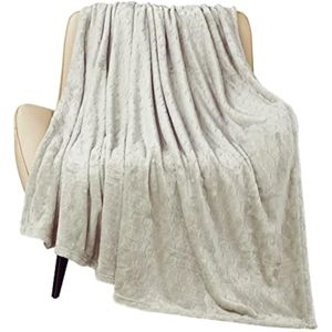 TOONOW Manta de forro polar súper suave y acogedora de 50 x 60 pulgadas, ligera, mullida, cómoda,