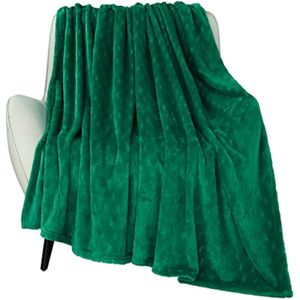 TOONOW Manta de forro polar súper suave y acogedora de 50 x 60 pulgadas, ligera, mullida, cómoda,