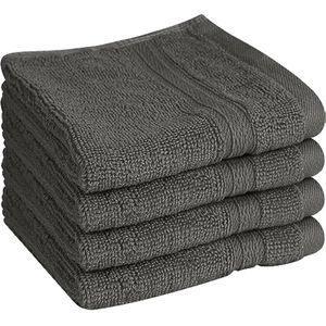 Towel and Linen Mart - Juego de 6 toallas de baño 100% algodón, secado rápido, súper absorbentes,