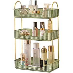 shuang qing Organizador de mostrador de baño, organizador de encimera, organizador de cosméticos