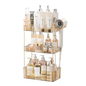 shuang qing Organizador de mostrador de baño, organizador de encimera, organizador de cosméticos