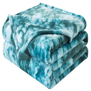 Hozy - Cobija de forro polar para cama de 330GSM, suave, tela cepillada, muy cálida, para el sofá