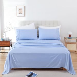 Whitney Home Textile Juego de sábanas tamaño individual, sábanas de microfibra suave de 3 piezas