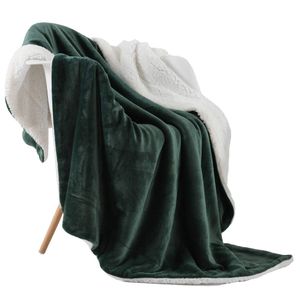 NANPIPER Manta de sherpa tamaño individual, gruesa y cálida, supersuave y afelpada, manta de felpa