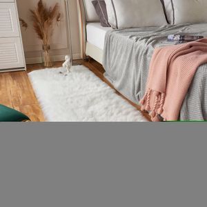 EasyJoy - Alfombra de piel sintética ultra suave y esponjosa para silla, suelo, sala y dormitorio