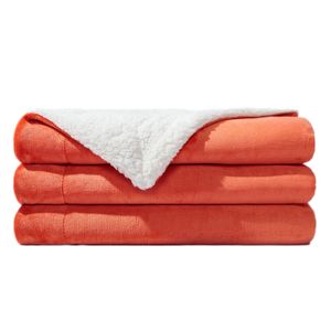 NANPIPER Manta de sherpa tamaño individual, gruesa y cálida, supersuave y afelpada, manta de felpa