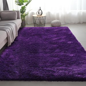 Alfombras de área ultra suaves y esponjosas para dormitorio de 4 x 6, alfombra de dormitorio lanudo