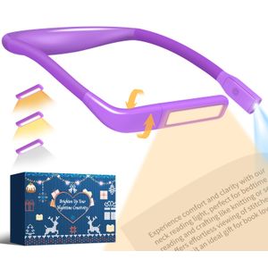 Luz de lectura de libros, luz de ganchillo para manualidades (lámpara ancha amigable para los ojos),