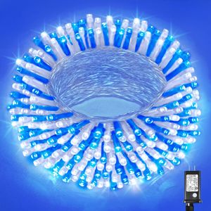 300 luces LED de Navidad para exteriores, tira de luces de Navidad extra larga de 99 pies, 8 modos