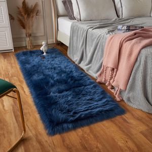 EasyJoy - Alfombra de piel sintética ultra suave y esponjosa para silla, suelo, sala y dormitorio
