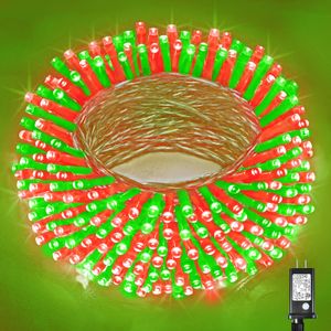 300 luces LED de Navidad para exteriores, tira de luces de Navidad extra larga de 99 pies, 8 modos