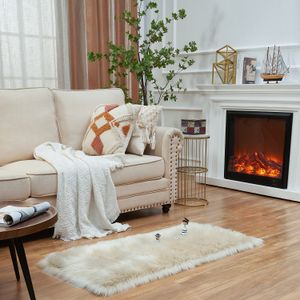 EasyJoy - Alfombra de piel sintética ultra suave y esponjosa para silla, suelo, sala y dormitorio