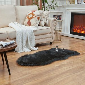 EasyJoy - Alfombra de piel sintética ultra suave y esponjosa para silla, suelo, sala y dormitorio