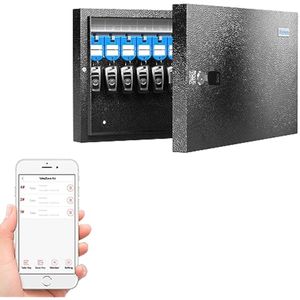 Organizador de gabinete de 24 llaves, caja de bloqueo de llaves, caja de seguridad segura para