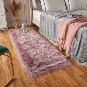 EasyJoy - Alfombra de piel sintética ultra suave y esponjosa para silla, suelo, sala y dormitorio