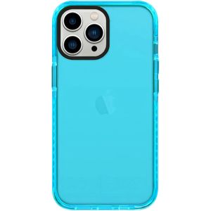 Funda transparente neón con bonito diseño retro y vibrante para mujeres, accesorios de los años 80,