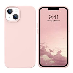 VENINGO Funda para iPhone 13, funda de teléfono para iPhone 13, ajuste delgado, silicona líquida,