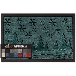 Gorilla Grip WeatherMax - Tapete para todas las estaciones, 17 x 29 pulgadas, goma natural duradera,