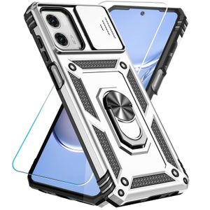 SunStory Funda para Motorola Moto G Power 5G 2023 con protector de pantalla HD, cubierta de cámara