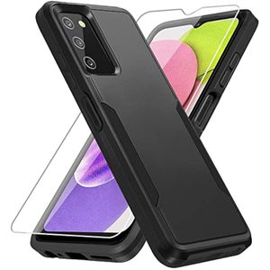 Warsia Funda para Samsung Galaxy A03S, Galaxy A03S con protector de pantalla [prueba de caídas de