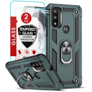 LeYi Funda para Moto G-Play-2023: Funda Moto G Pure / G Power 2022 con 2 protectores de pantalla,