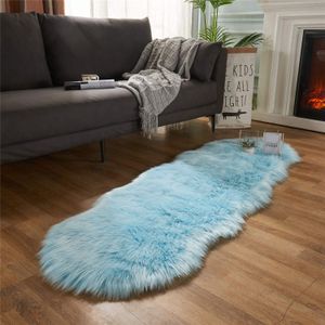 EasyJoy - Alfombra de piel sintética ultra suave y esponjosa para silla, suelo, sala y dormitorio