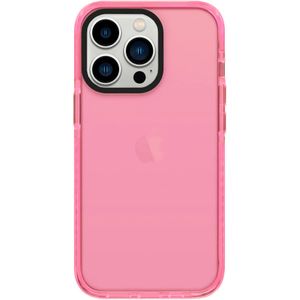 Funda transparente neón con bonito diseño retro y vibrante para mujeres, accesorios de los años 80,