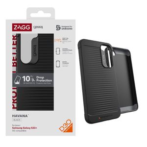 ZAGG Gear4 Denali - Funda para Samsung Galaxy S23+ con soporte, protección contra caídas D30 de
